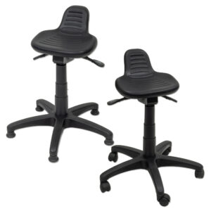 Polyurethane Saddle Seat (with castors)