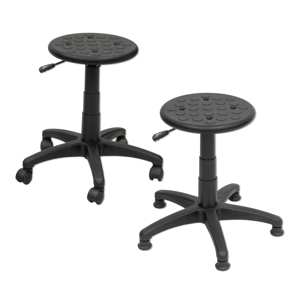 Polyurethane Round Seat (with castors)