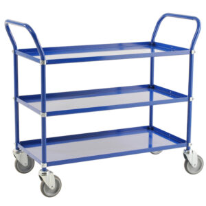 3 Tier Multi Shelf Trolley - Blue (Clearance)