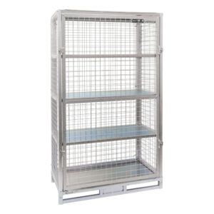 Mesh Storage Cage with shelves (Supplied Flatpacked)
