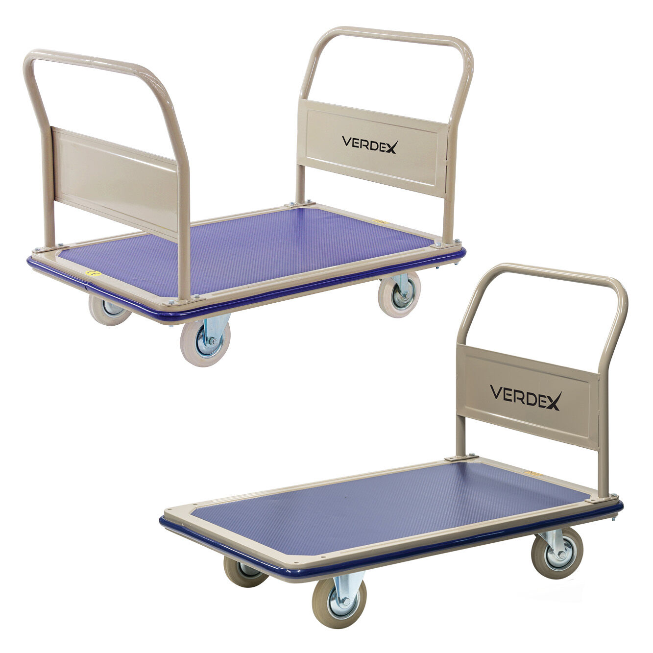 1 Fixed Handle Large Platform Trolley (1150x750mm) - Image 7