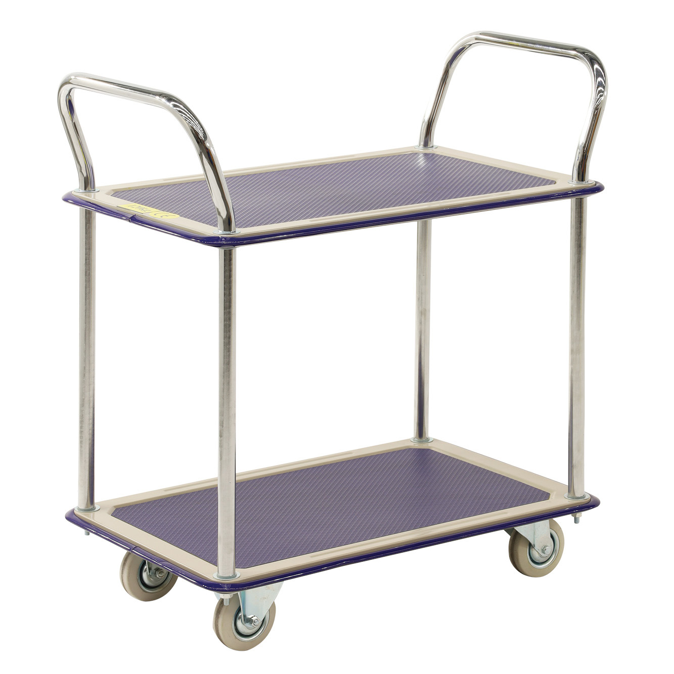 2 Tier Platform Trolley - 120kg Capacity - Image 4