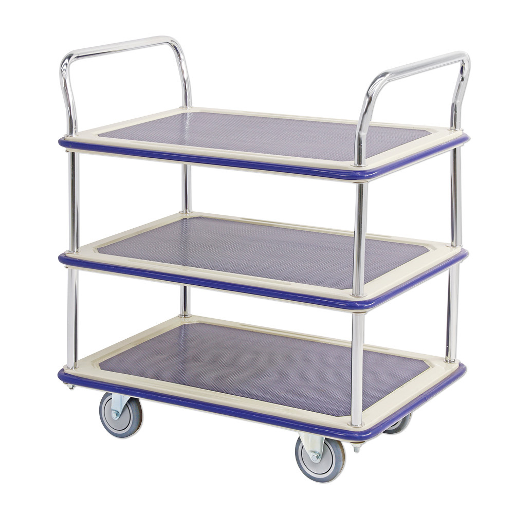 3 Tier Platform Trolley (740x480mm) - Image 5