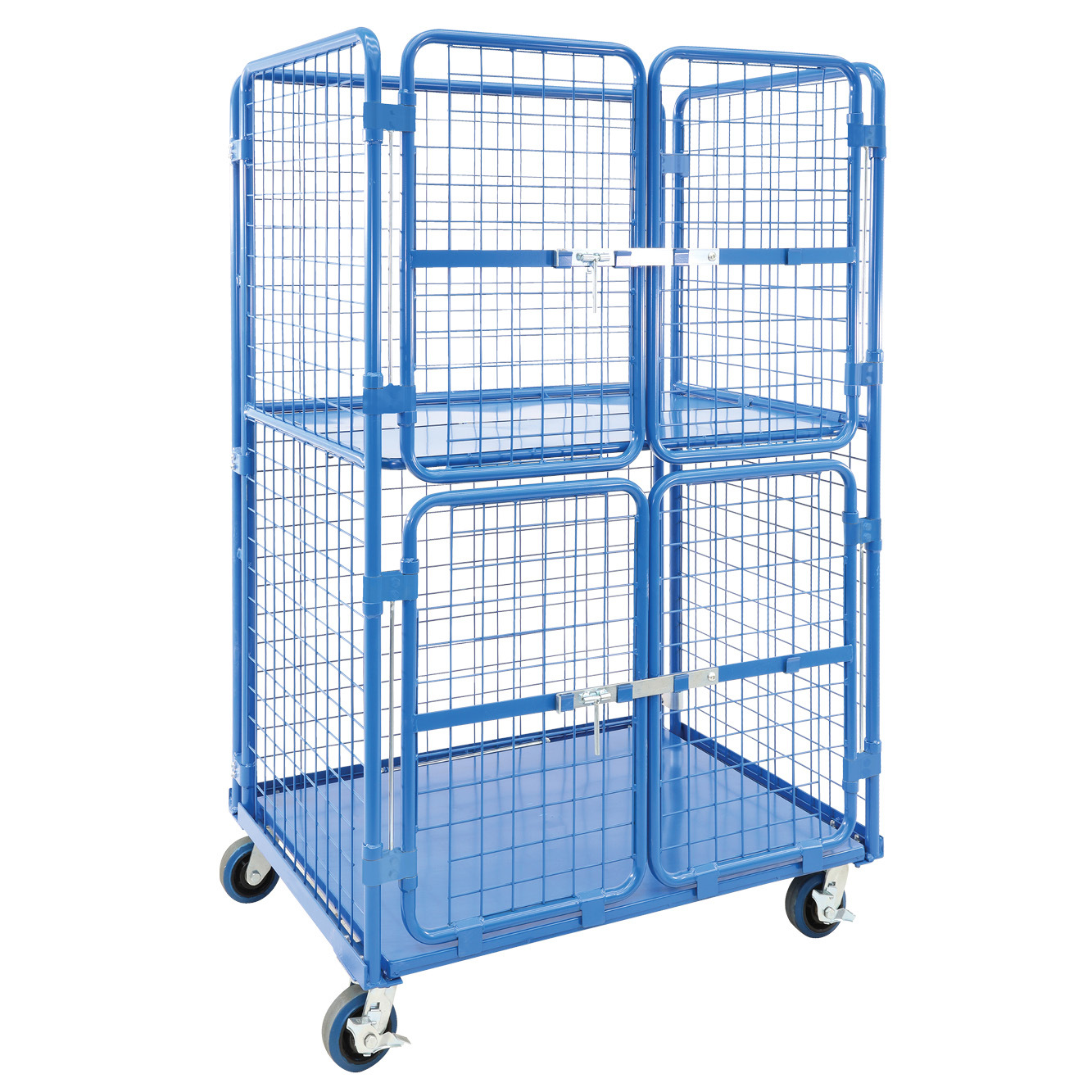 Heavy Duty Goods Trolley (with fold down shelf) - Image 6