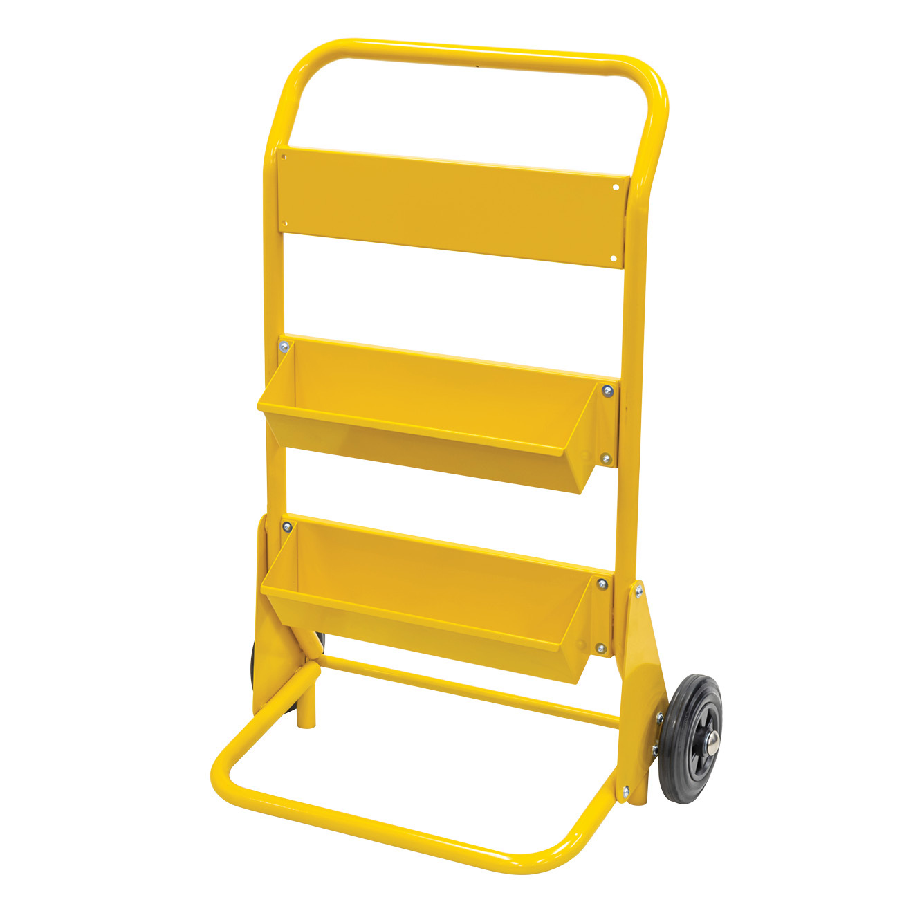 Heavy Duty Wheel Chock Trolley Trolley comes standard with 2 wheel chock holders, however if a third is required that is an optional extra code: M1214