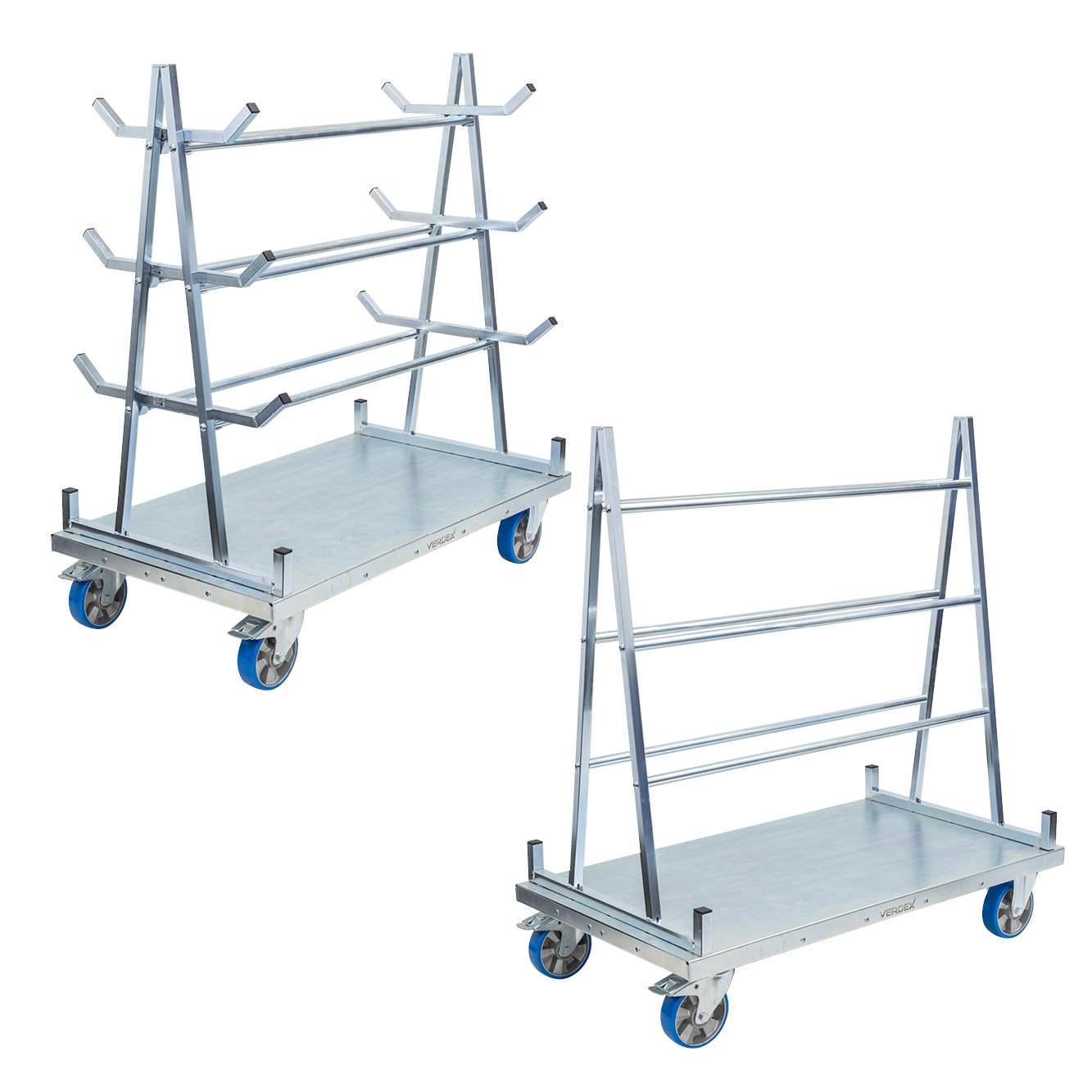A Frame Panel Cart (Polyurethane Castors)
