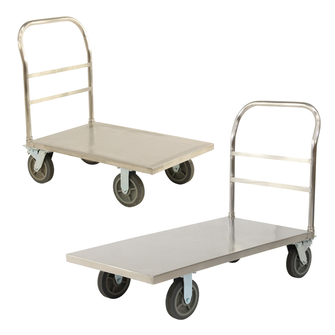 Stainless Steel Platform Trolley - 910 x 610mm - Image 5