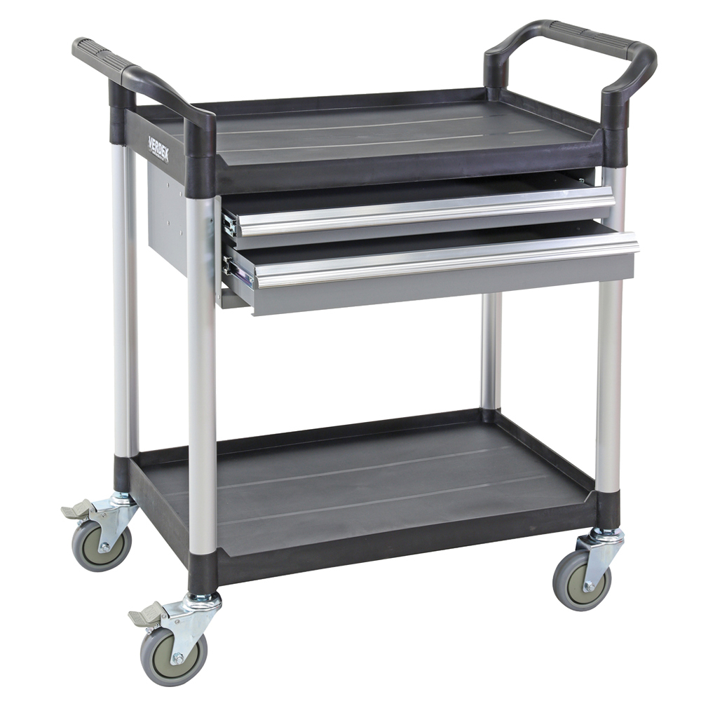 2 Tier Tool Trolley (with drawers) - Image 2