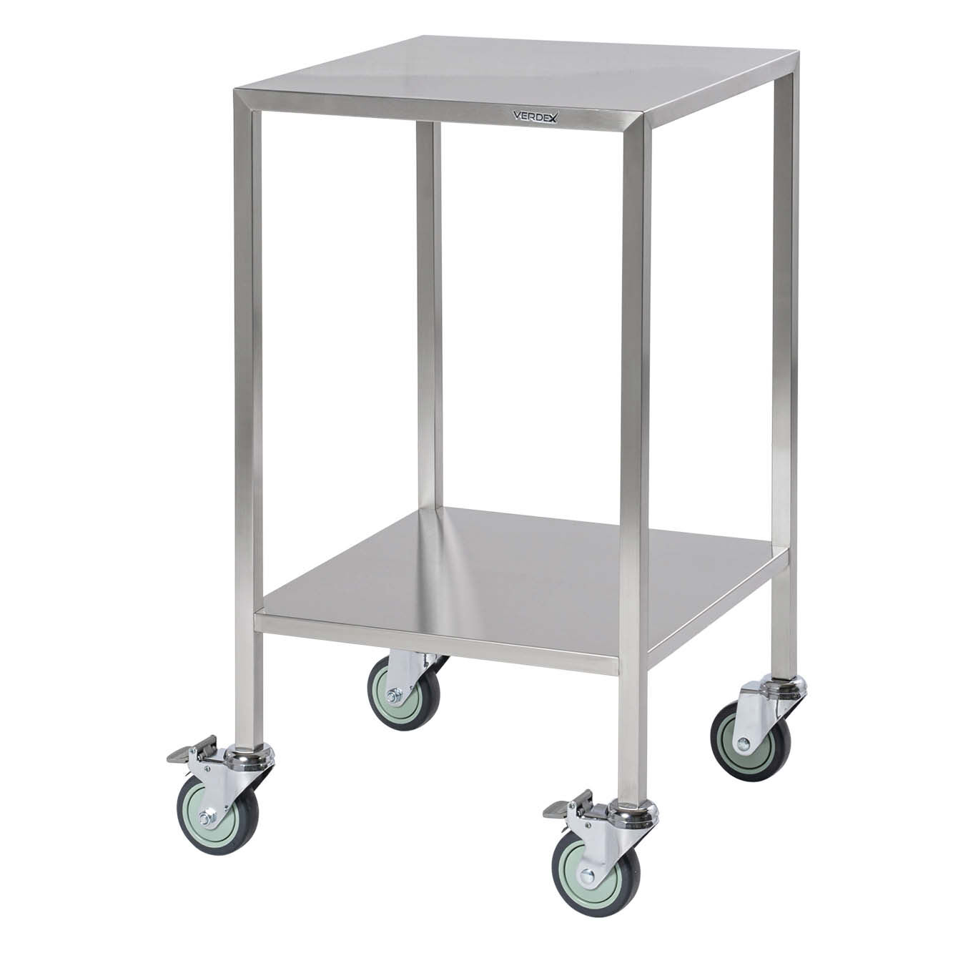 Single Stainless Steel Instrument Trolley (No rail on top) - Image 4