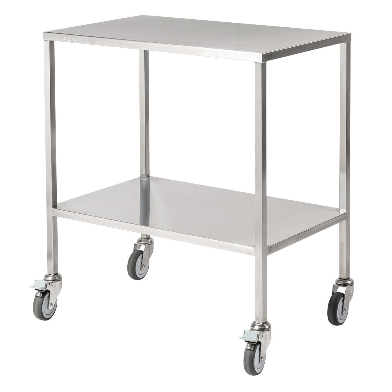 Single Stainless Steel Instrument Trolley (No rail on top) - Image 2