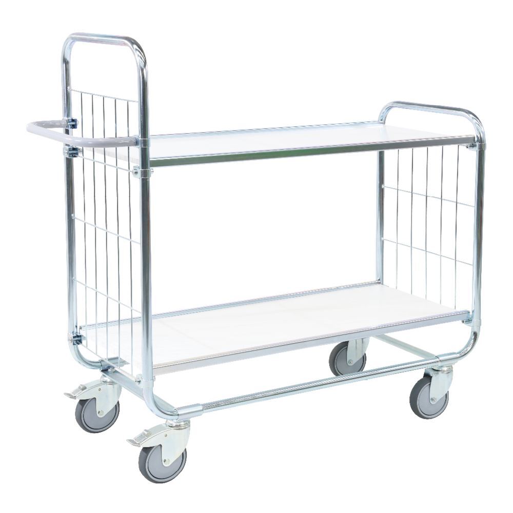 2 Tier Trolley (With Adjustable Shelves) - Image 4