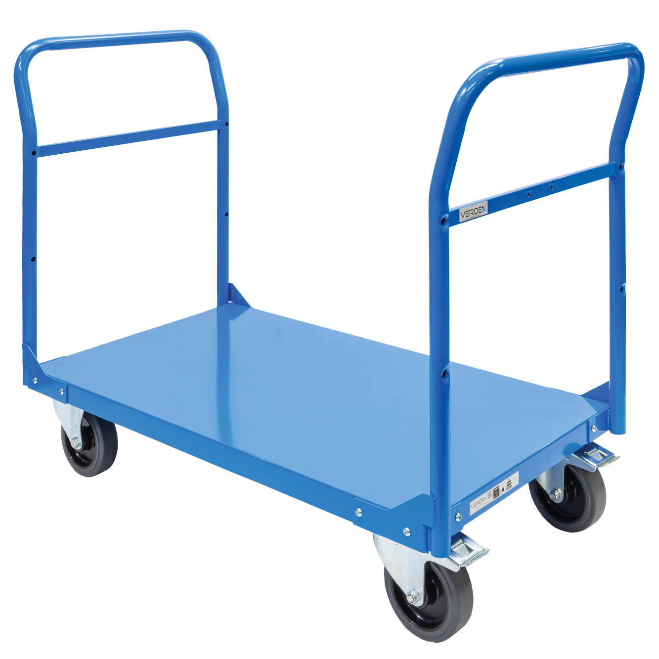 Double Handle Platform Trolley - Image 4