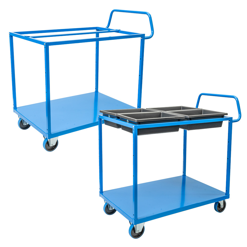 2 Tier Steel Tub Trolley (Trolley only, Tubs not included) - Image 7