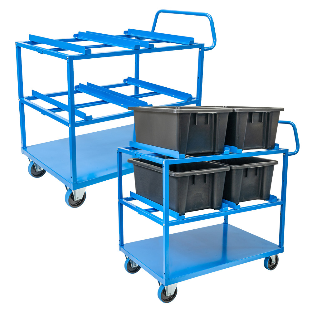 3 Tier Steel Multi-Tub Trolley (Trolley only, Tubs not included) - Image 9