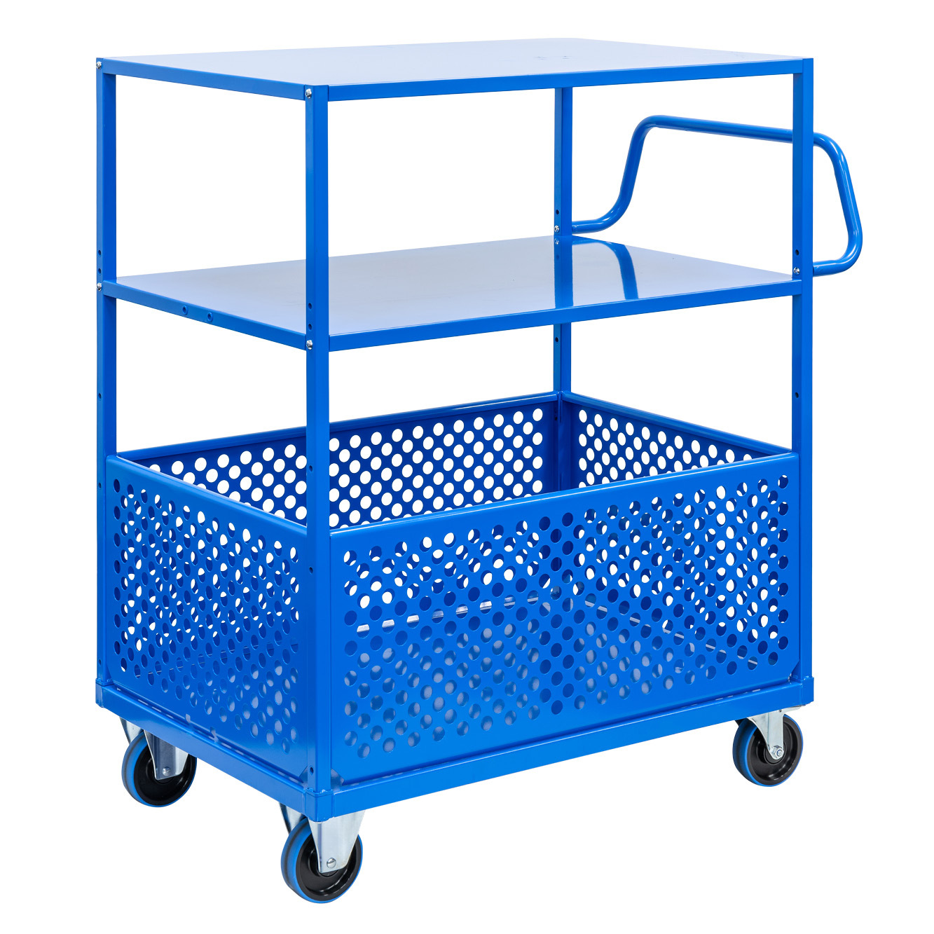2 Tier Trolley with Bottom Basket - Image 6