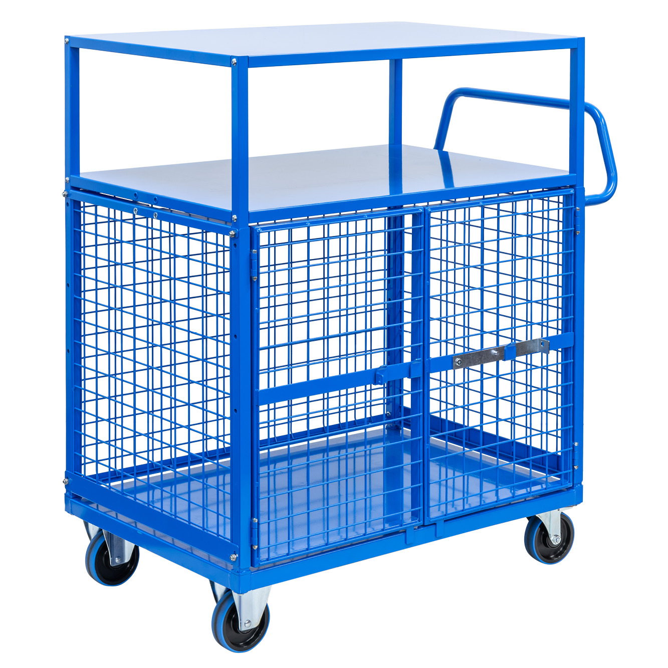 Mesh Cage Trolley with 2 Tiers - Image 10