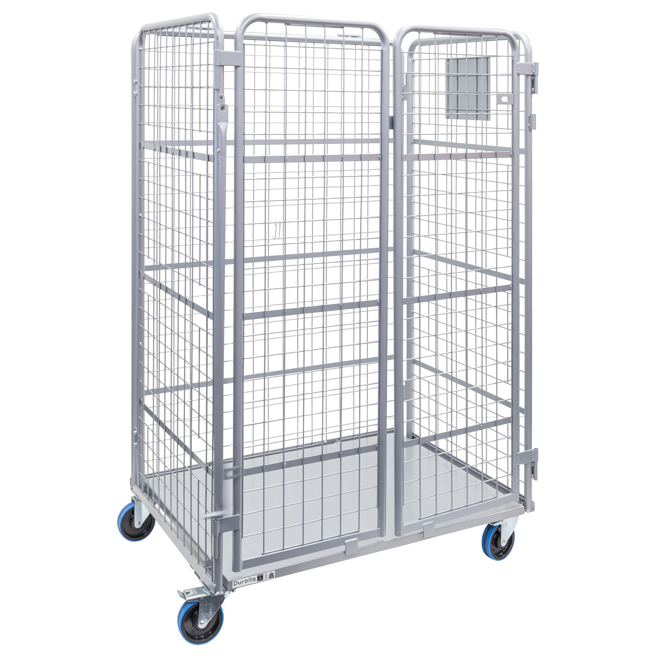 Heavy Duty 3-Sided Mesh Cage Trolley (with Doors) - Image 2