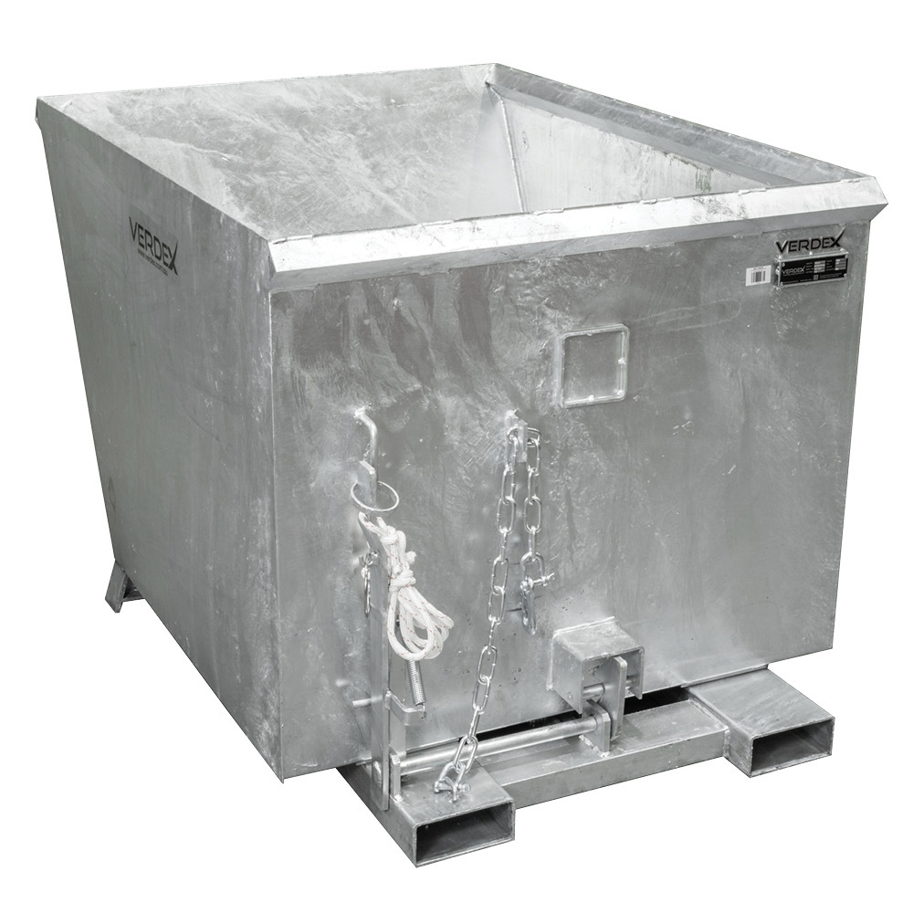 Forklift Tipping Bin - 1100L (with Release Mechanism) - Image 3