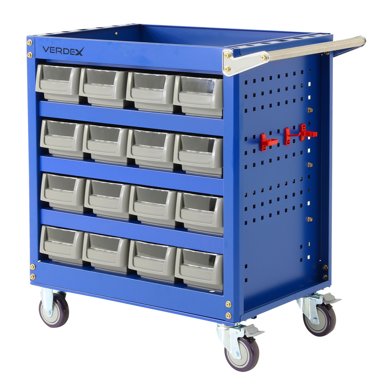 Parts Bin Trolley - 16 Bins - Image 2