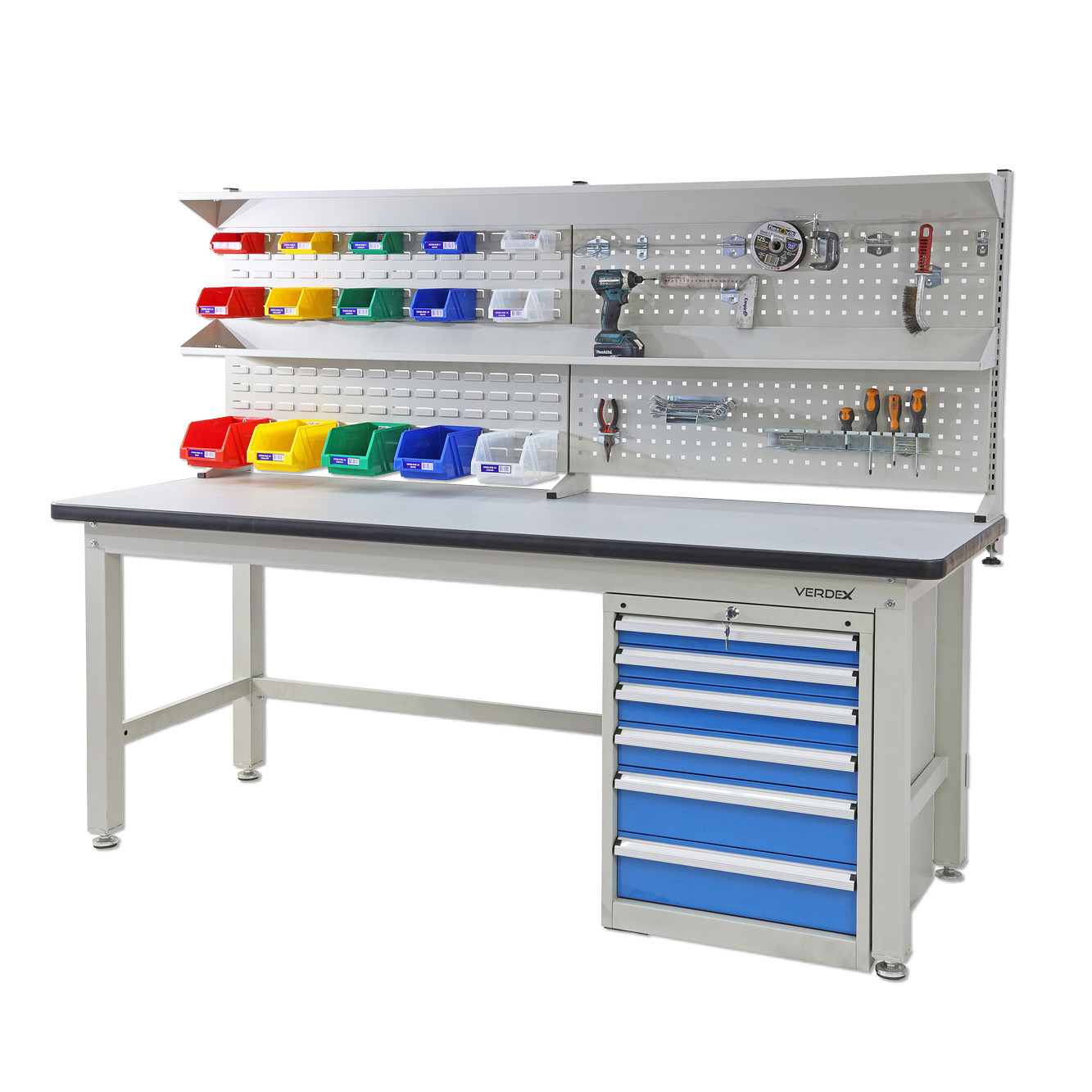 Heavy Duty Industrial Work Bench Kit 1800mm long - Image 3