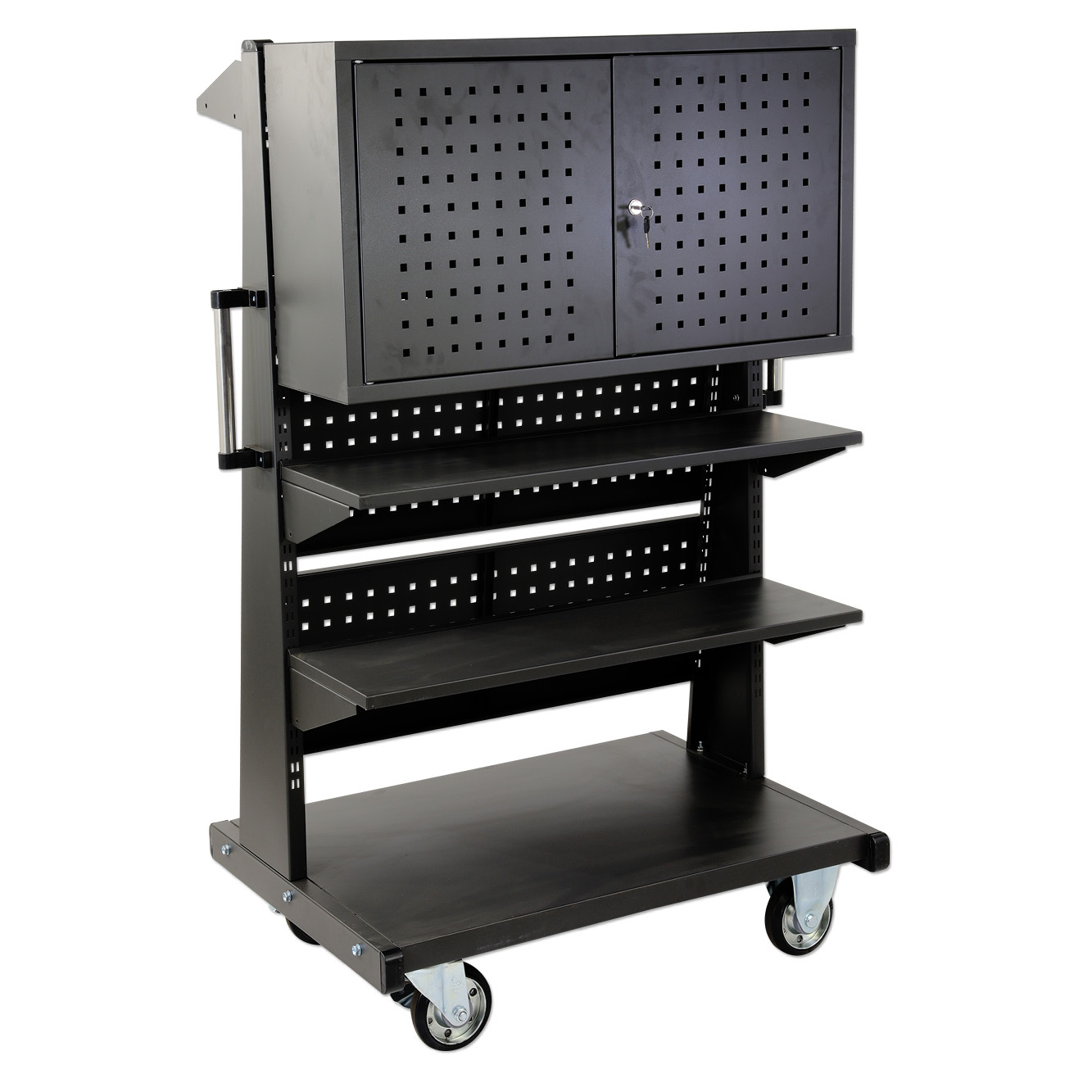 Mobile Panel Cart With Storage Cabinet (Clearance) - Image 7