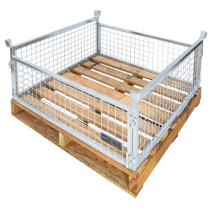 Hardwood Pallet Cage (Half Height)