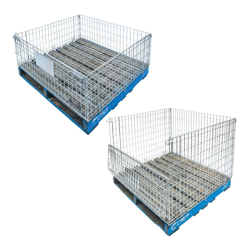 Half Height Wire Pallet Cage - Image 5