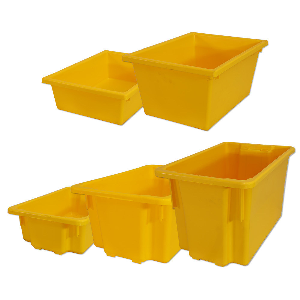 No. 4 Bins 430x323x127mm (LxWxD) - 13.5L capacity -YELLOW - Image 6