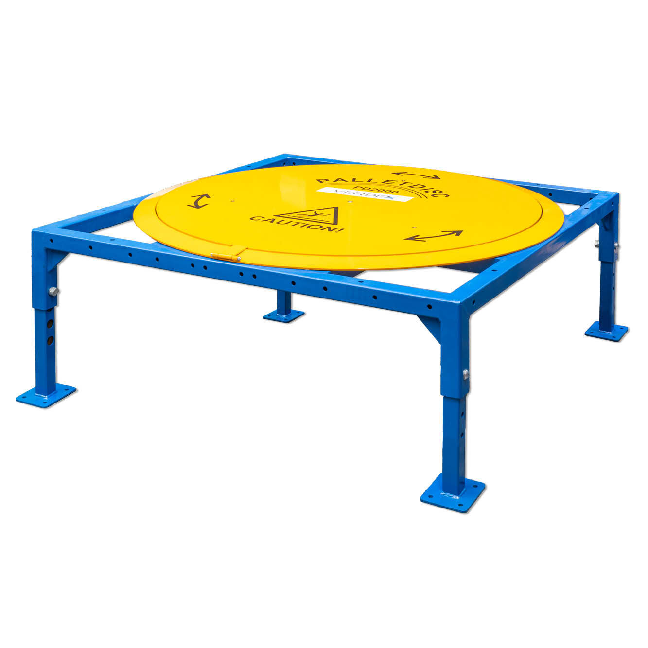 Heavy Duty Pallet Stand (with Short Adjustable Legs & Turntable) - Image 4