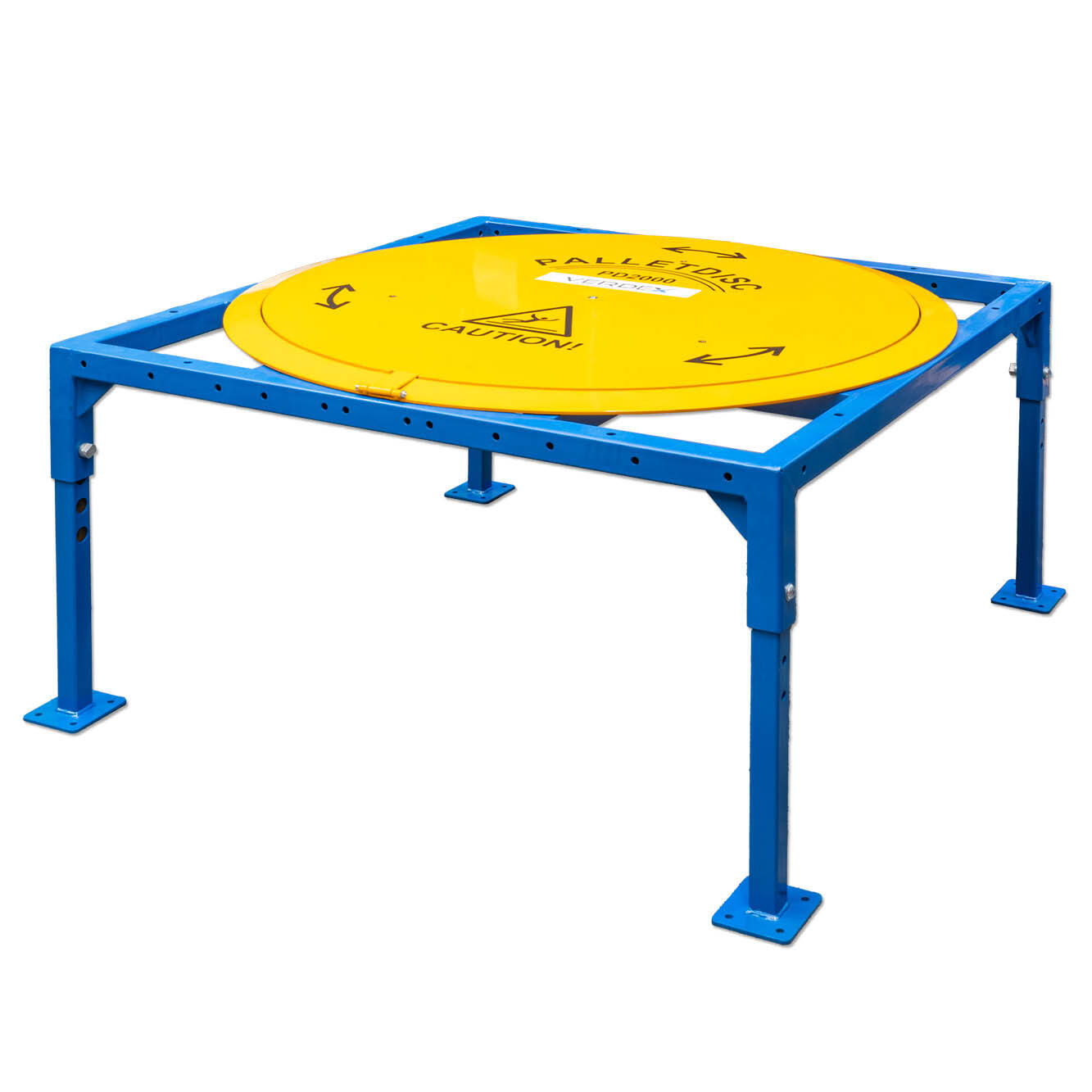 Heavy Duty Pallet Stand (with Tall Adjustable Legs & Turntable) - Image 7