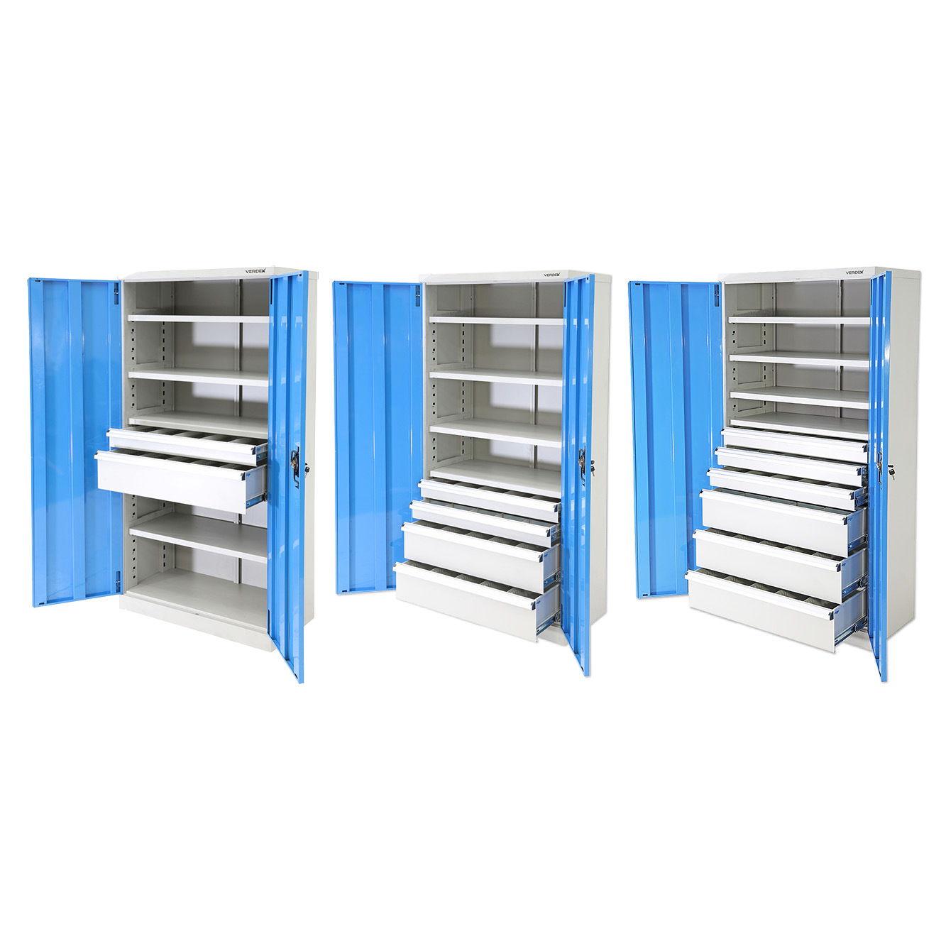 2 Drawer Cabinet (1 x 100mm & 1 x 200mm Drawers) - Image 9