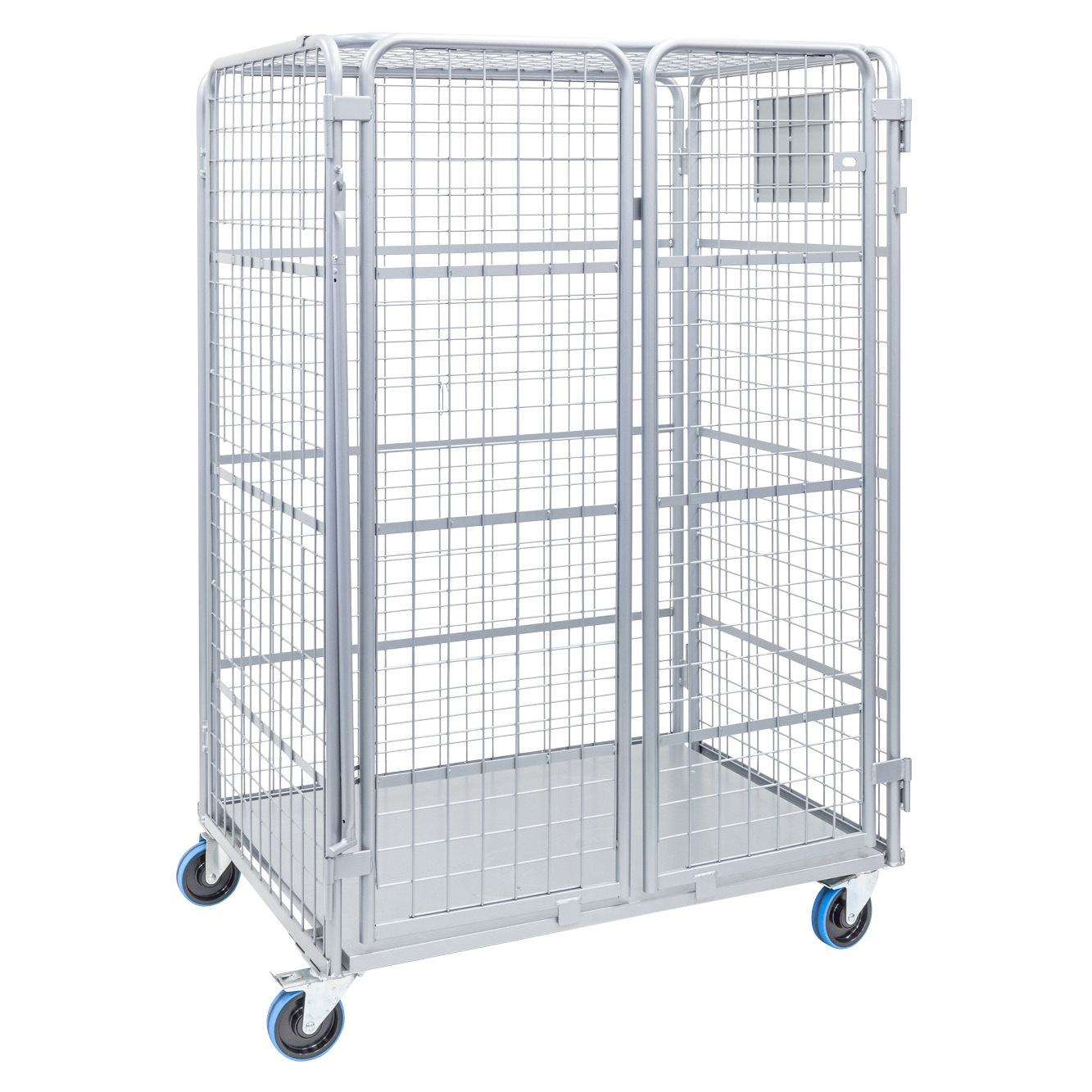 Heavy Duty Mesh Cage Trolley (with Doors & Roof) - Image 2