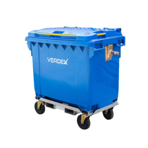 660L Wheelie Bin with Rotator Base