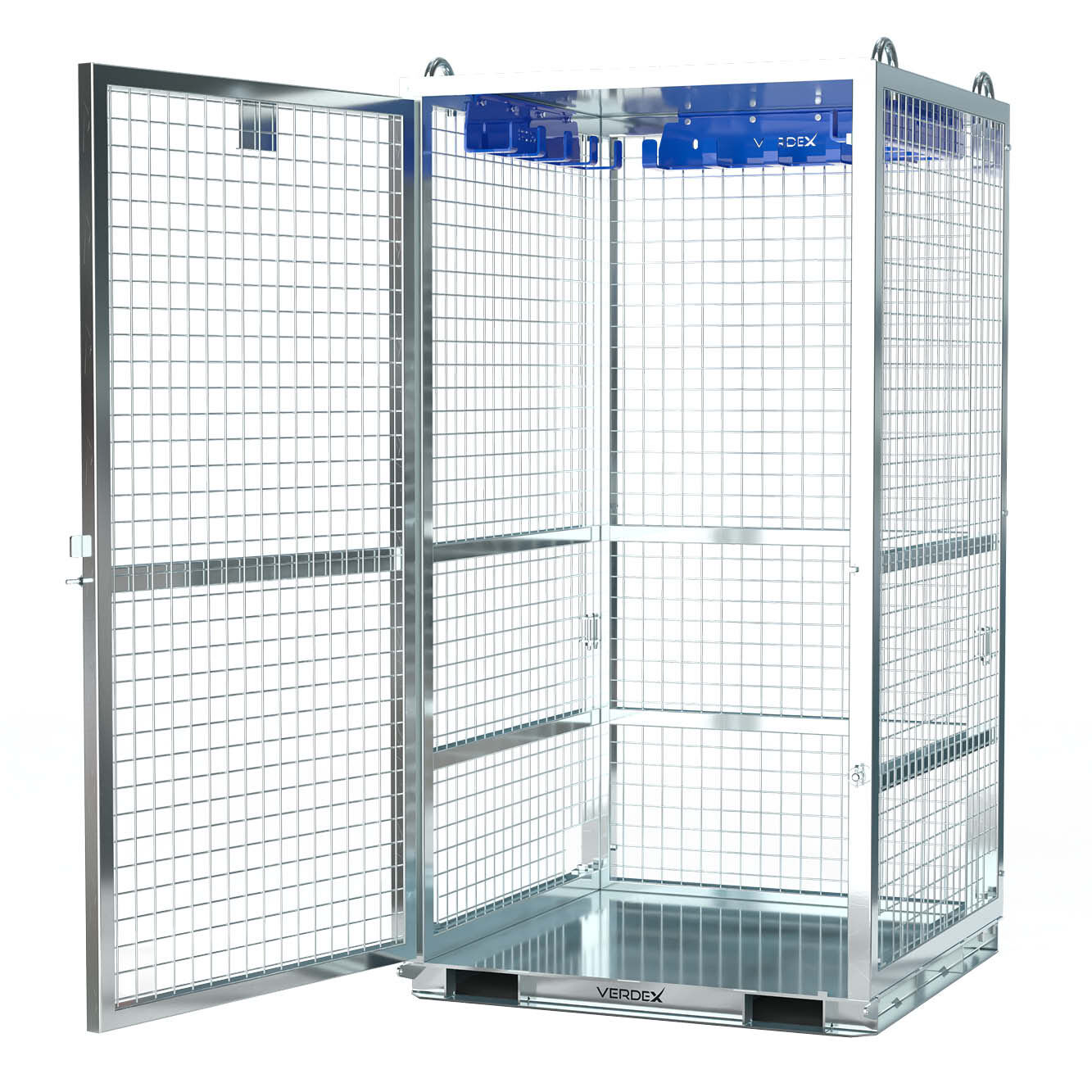 Storage Cage with Industrial Hanging Racks - Image 2