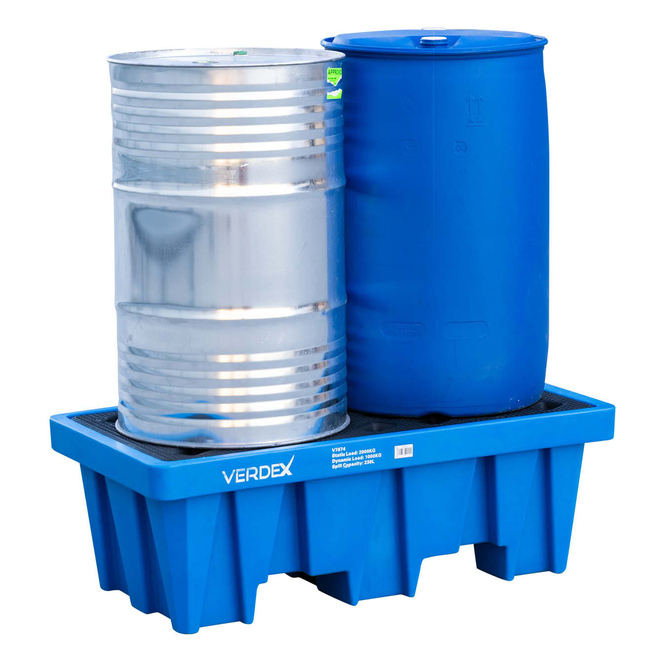2 Drum Bunded Spill Pallet - Image 4