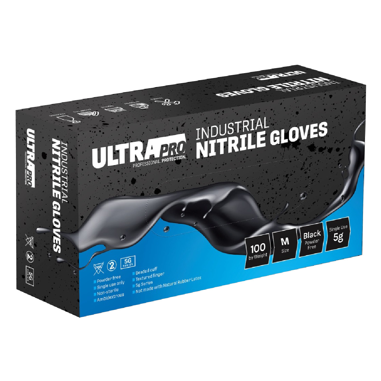 Nitrile Gloves 100 / Pack (MEDIUM) - Image 3