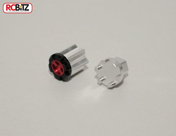 Scale Aisin Yota Style Hubs Front Tool Threaded center caps Hub RC4WD Z-S0197 - Image 2