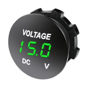 Probador de voltios digital LED fácil de leer para aplicaciones automotrices y marinas-