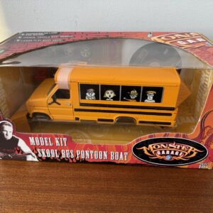 NEW Monster Garage Model Kit Skool Bus Pontoon Boat School tackle Box Design