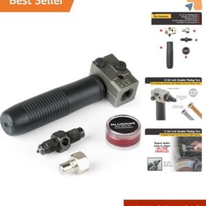 Hand-Powered 3/16-Inch Double Flaring Tool - Perfect for Automotive Brake Lines