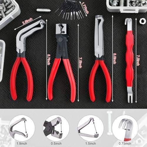 4-Piece Electrical Disconnect Pliers Set for Automotive, Terminal Removal Tools - Image 3