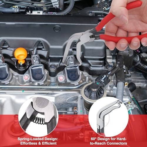 4-Piece Electrical Disconnect Pliers Set for Automotive, Terminal Removal Tools - Image 5