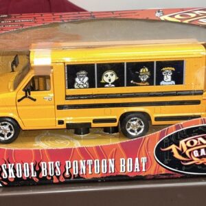 NEW Monster Garage Model Kit Skool Bus Pontoon Boat School tackle Box Design