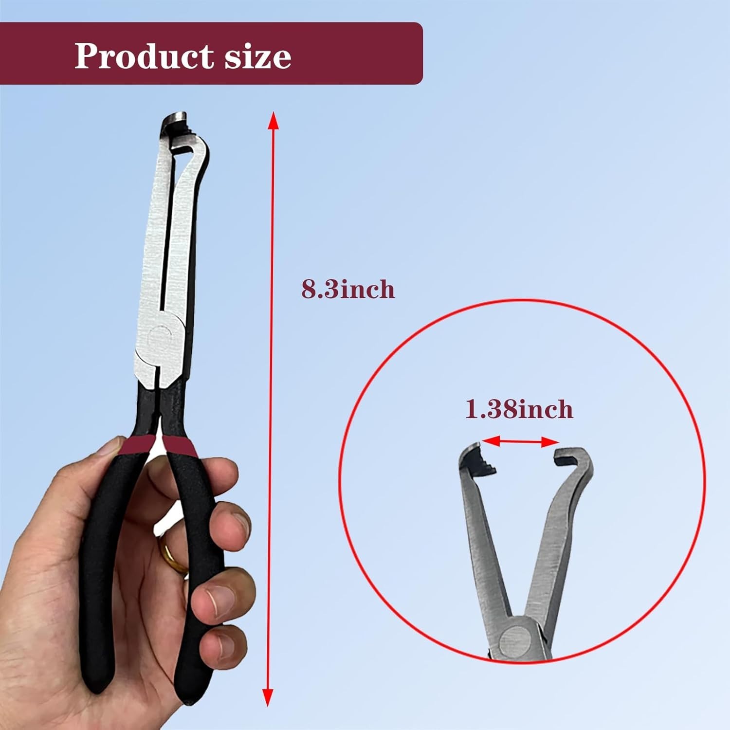 Electrical Disconnect Pliers 60° Connector Separator Automotive Terminal Tool - Image 3