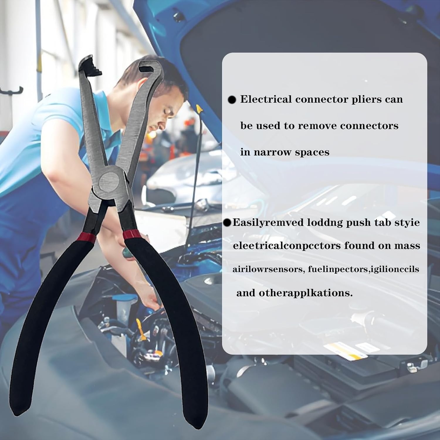 Electrical Disconnect Pliers 60° Connector Separator Automotive Terminal Tool - Image 5