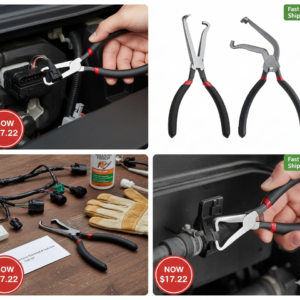 2PC Automotive Electrical Connector Disconnect Pliers Fuel Line Clip Tool Set