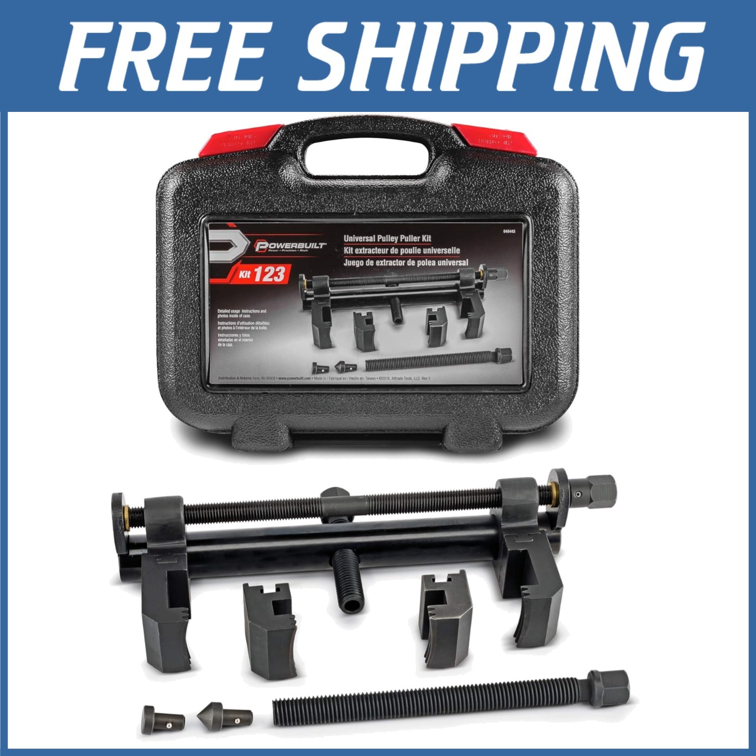 Engine & Drive Train Tool Kit - Serpentine Pulleys Removal