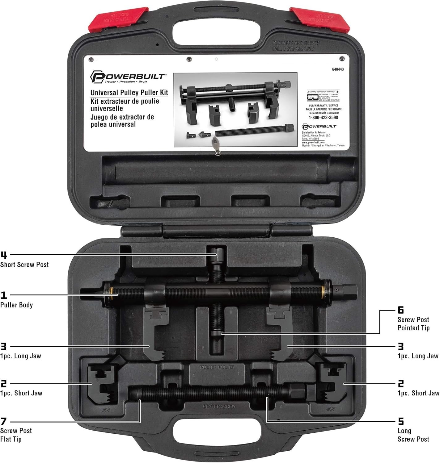 Engine & Drive Train Tool Kit - Serpentine Pulleys Removal - Image 5