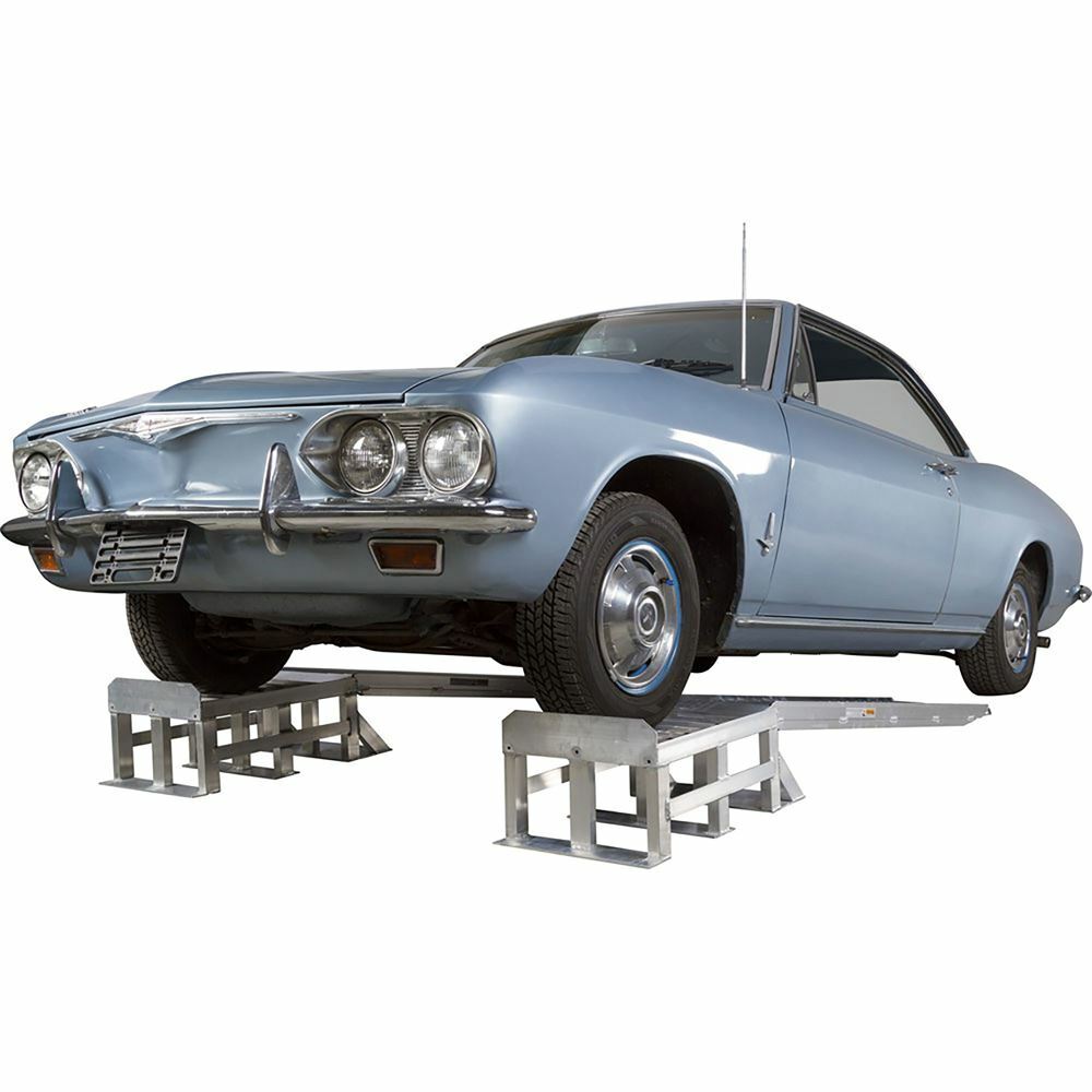 Aluminum 3,000 lb Car Truck Service Auto Ramps for Low Profile Vehicles - Image 3