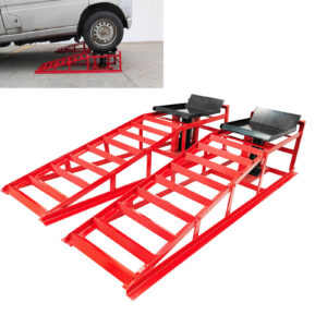 Portable Automotive Ramps Auto Car Service Ramps Lifts 10.6"-15.7" 3 Ton 2 PCS